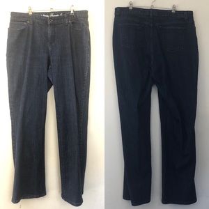 Dark wash LL BEAN women’s jeans sz 14